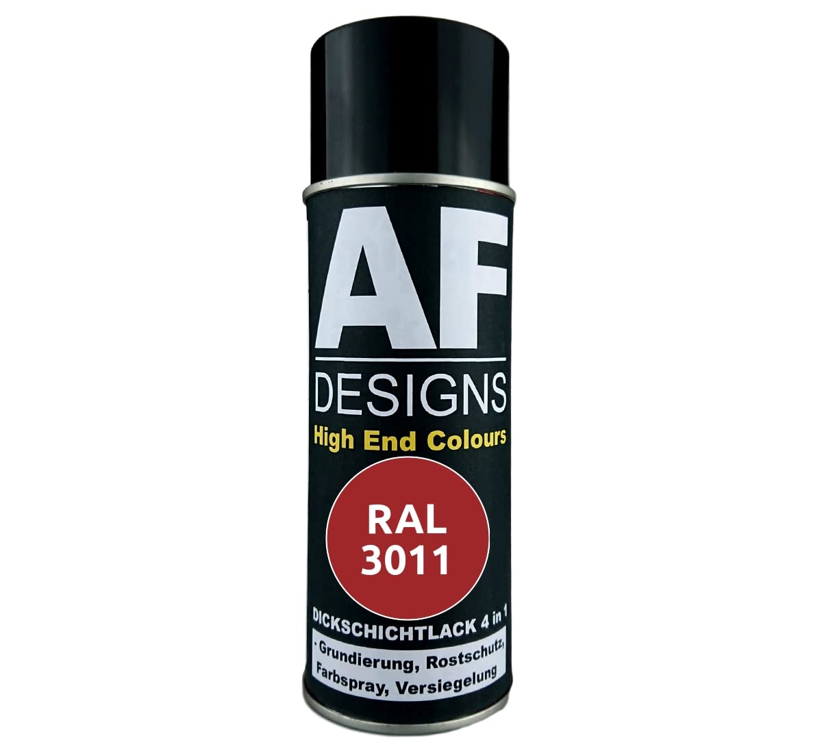 Alex Flittner Designs Rust Protection Paint 4-in-1 RAL 3011 Brown Red Metal Protective Paint Spray Rust Protection Paint Spray Can