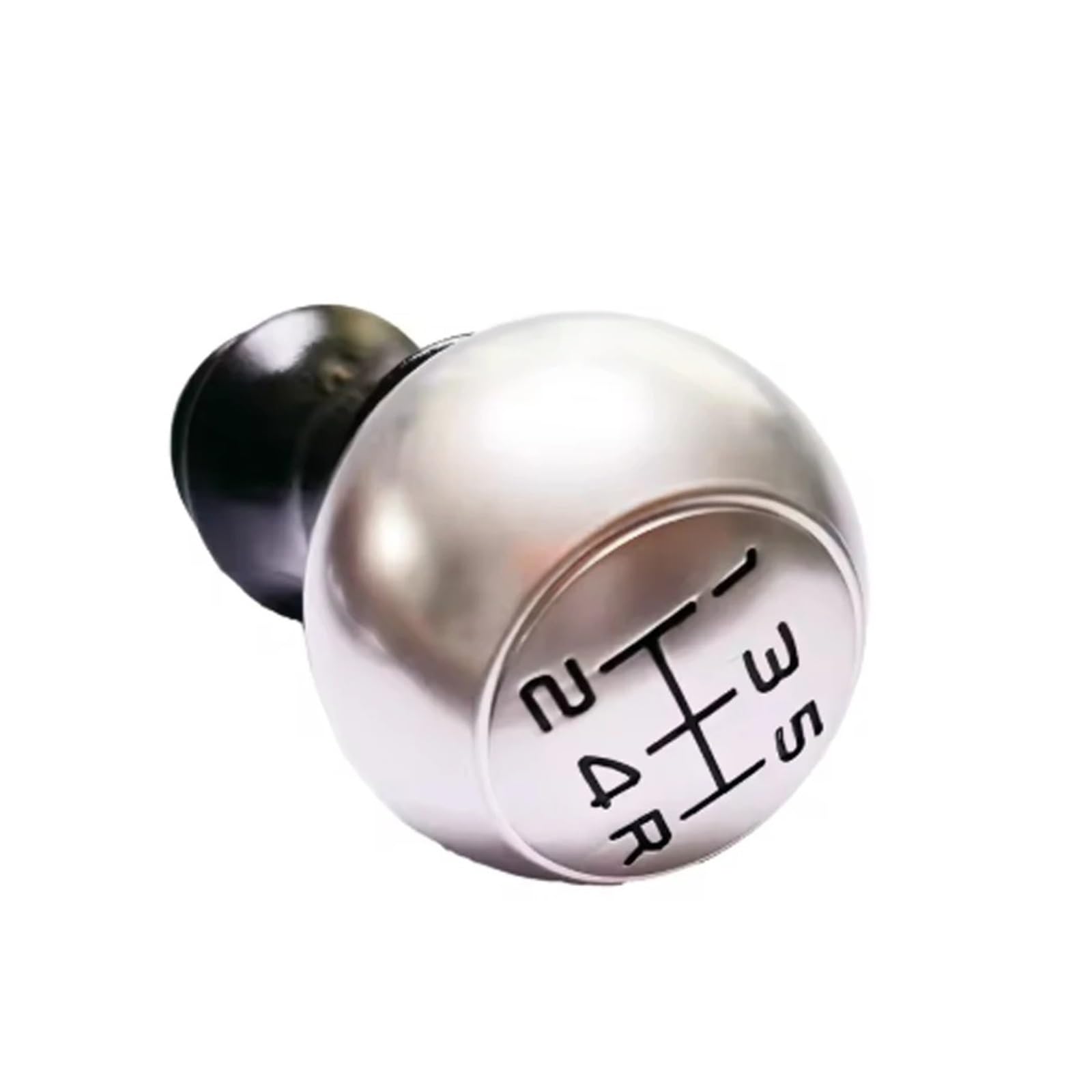 Jxewmtmc Matte Black Font For Peugeot 106 206 306 406 107 207 307 407 301 308 2008 3008 5 Speed Alloy Mt Gear Shift Knob Car Accsesories Gear Stick Shift Cover(Matte Black Font)