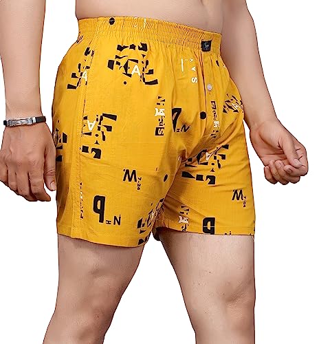 Image of Tapia Men's Cotton Regular All Over Print Boxer Shorts
