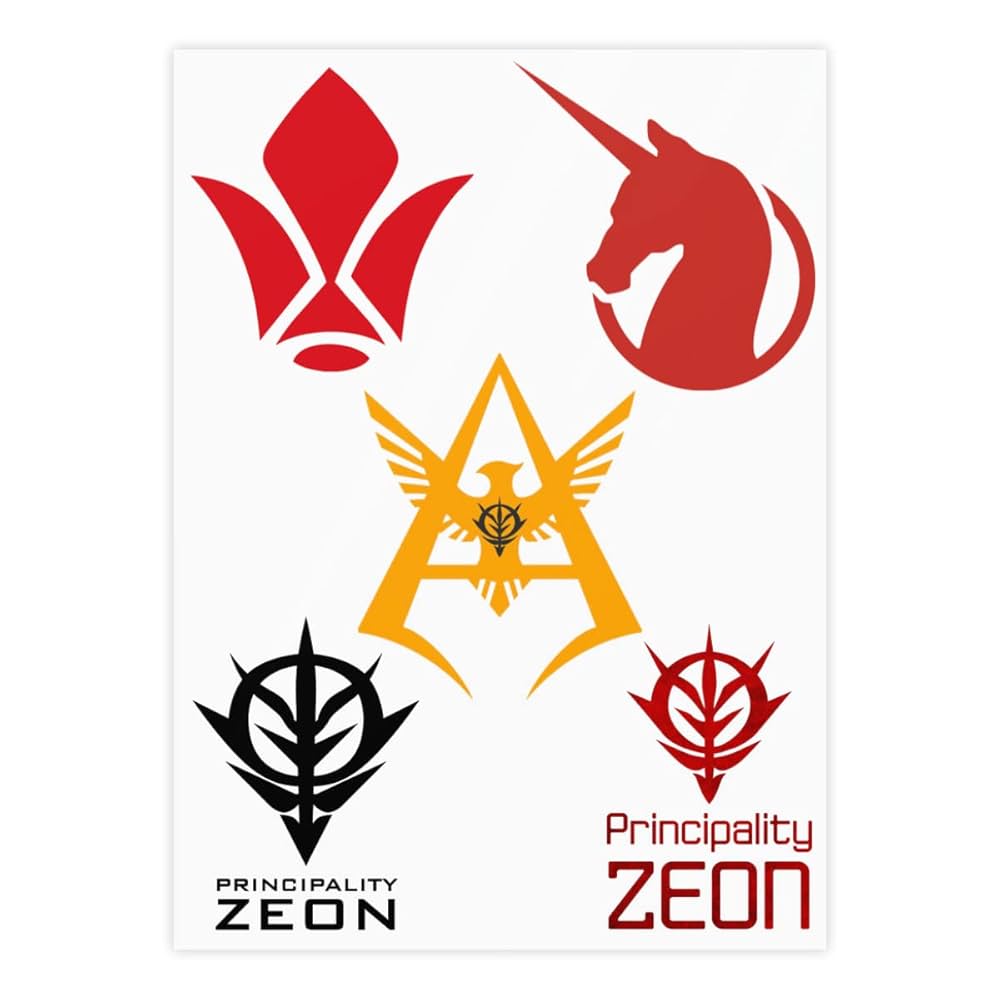 ガンダム シール Amazon | クリスタルステッカー ネオ ジオンガンダム 防水シール