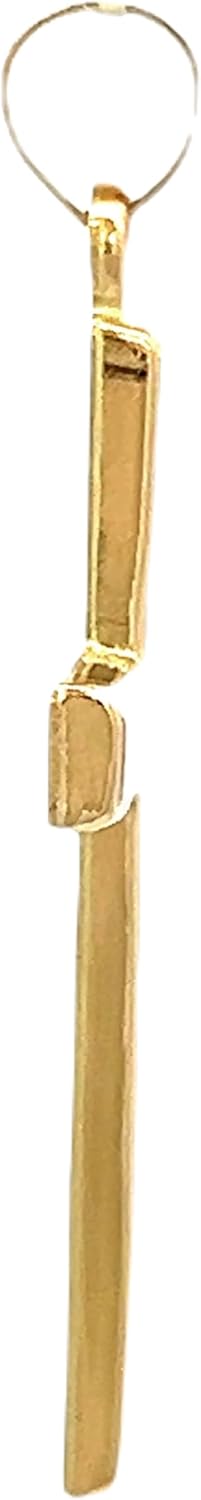 Solid 14K Yellow Gold Cross Necklace for Men & Women, Anti-Tarnish, Polished 14K Yellow Gold Cross Pendant for Necklace, Real 14 Karat Piece with Premium Jewelry Box, Handcrafted Heirloom Quality Religious Jewelry Made in the USA