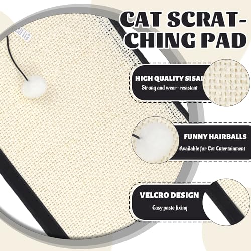 Tappeto Tiragraffi per Gatti Adulti 2 Pezzi