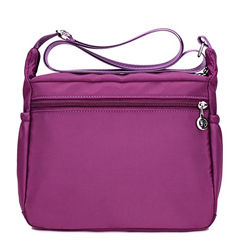 KARRESLY Women's Shoulder Bags Travel Handbag Messenger Cross Body Nylon Bags with Lots of Pockets2