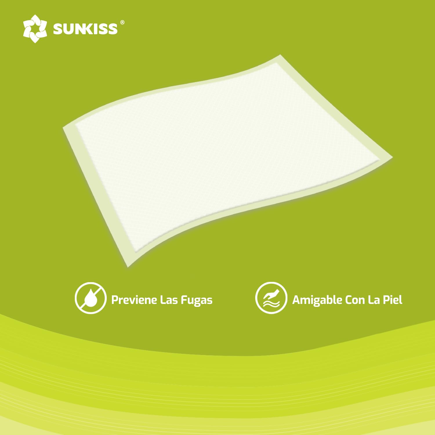 SUNKISS TrustPlus 60x90 cm Empapador Desechable para Incontinencia, Almohadilla Absorbente para Adultos, Ancianos y Niños, Protección de Cama y Muebles, Multifuncional, Tela No Tejida, 25 Unidades