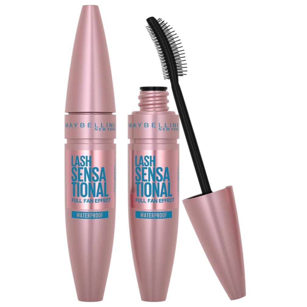 Maybelline Mascara Lash Sensational Volumizing Waterproof Black Duo