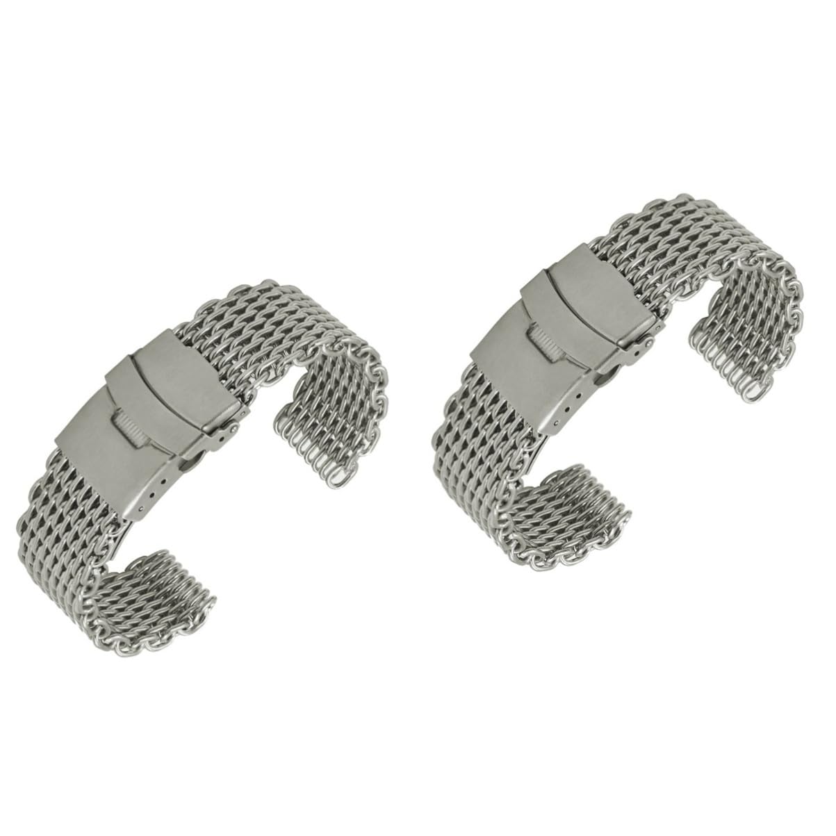 GALPADA 3 Pièces Bracelets De Montre Pour Hommes Bracelets De Montre Pour Hommes Maille De Montre De Montre En Acier Inoxydable