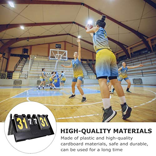 FAVOMOTO Tabela de Pontuação Flip Indoor Outdoor Placar para Basquete Futebol Beisebol Vôlei Tênis T