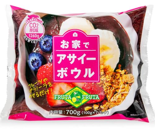FRUTA FRUTA(フルッタフルッタ) お家でアサイーボウル 冷凍 100g ７パックセット