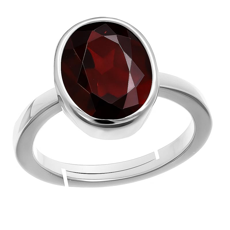 Premium Garnet Ring – 6.00 Ratti Garnet (tamada,raktamani) • Hand...
