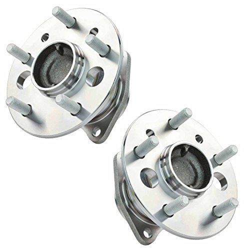 Image of TRQ Rear Left and Right Wheel Bearing & Hub Assembly Set 2 Piece for 2002-2003 Lexus ES300 2004-2006 ES330 2007-2012 ES350 2005-2012 Toyota Avalon 2002-2004 Camry 4 Wheel ABS 2005-2011 Camry