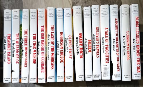Great Illustrated Classics Set of 15 Volumes -