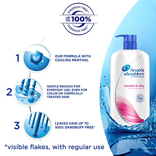 Head-Shoulders-Smooth-and-Silky-Anti-Dandruff-Shampoo-1L Head & Shoulders Smooth and Silky, Anti Dandruff Shampoo for Women & Men , 1 L