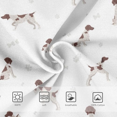 Boys' Exclusive Briefs Toddler Underwear 95% Combed Cotton Boxerbriefs 2T Pointer Dog Pattern 803