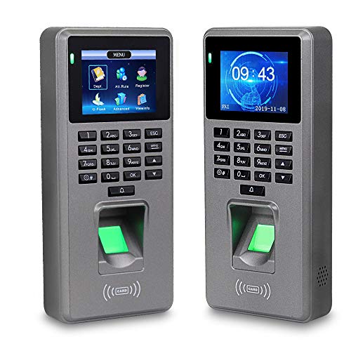 FASD Biométrico de Huellas Dactilares la máquina de la nómina del Empleado Registrador sesión de Grabador, 2,4-Pulgadas TFT LCD de Pantalla máquina de la atención del Reloj