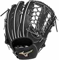 美品　MIZUNO ミズノ　軟式グローブ　グローバルエリート　一般　外野手用　黒 MIZUNO ミズノ グローブ 大人 一般 軟式用【グローバルエリート