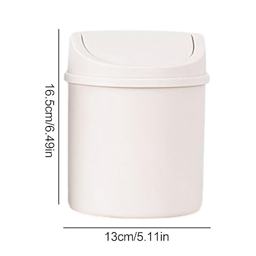 Miniatura 7 de Basurero de cocina, cesta de basura de mesa con tapa, cubo de basura multifuncional para restaurante, pequeño cubo de basura para baño, cubo de