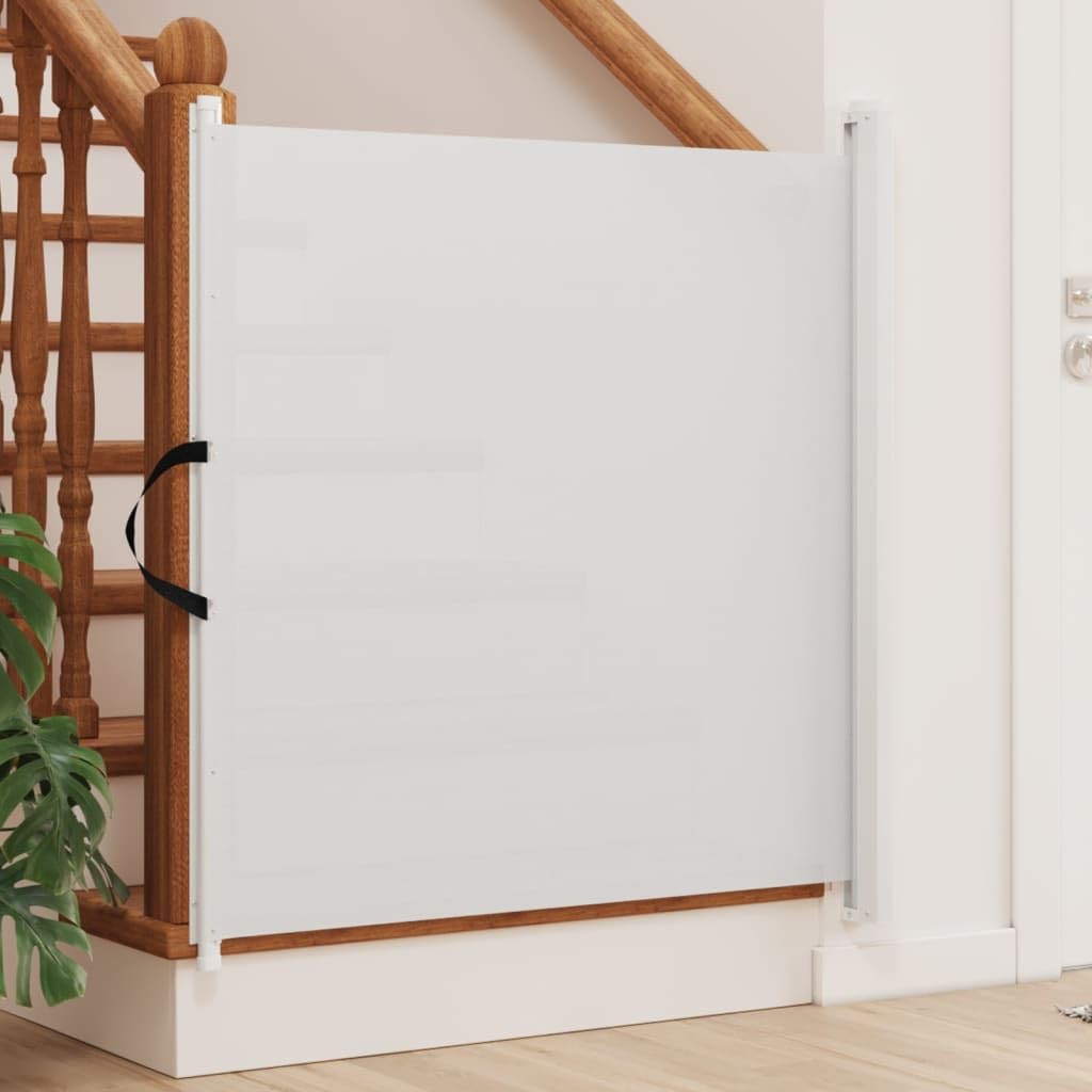 Generisch Haustier-Barriere Ausziehbar Weiß 82,5x125 cm,Baby & Kleinkind,Babysicherheit,Baby- & Haustierschutzgitter,4004128