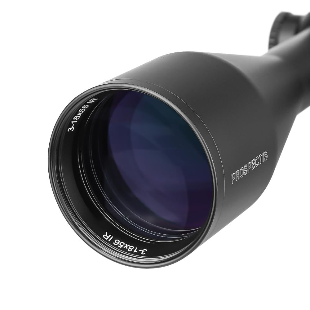 SPINA OPTICS 3-18x56mm Cannocchiale da puntamento Pistola Tiro tattico Mirino ottico, SFP Secondo piano focale Cannocchiale da caccia, Cannocchiali da puntamento tubo da 30 mm