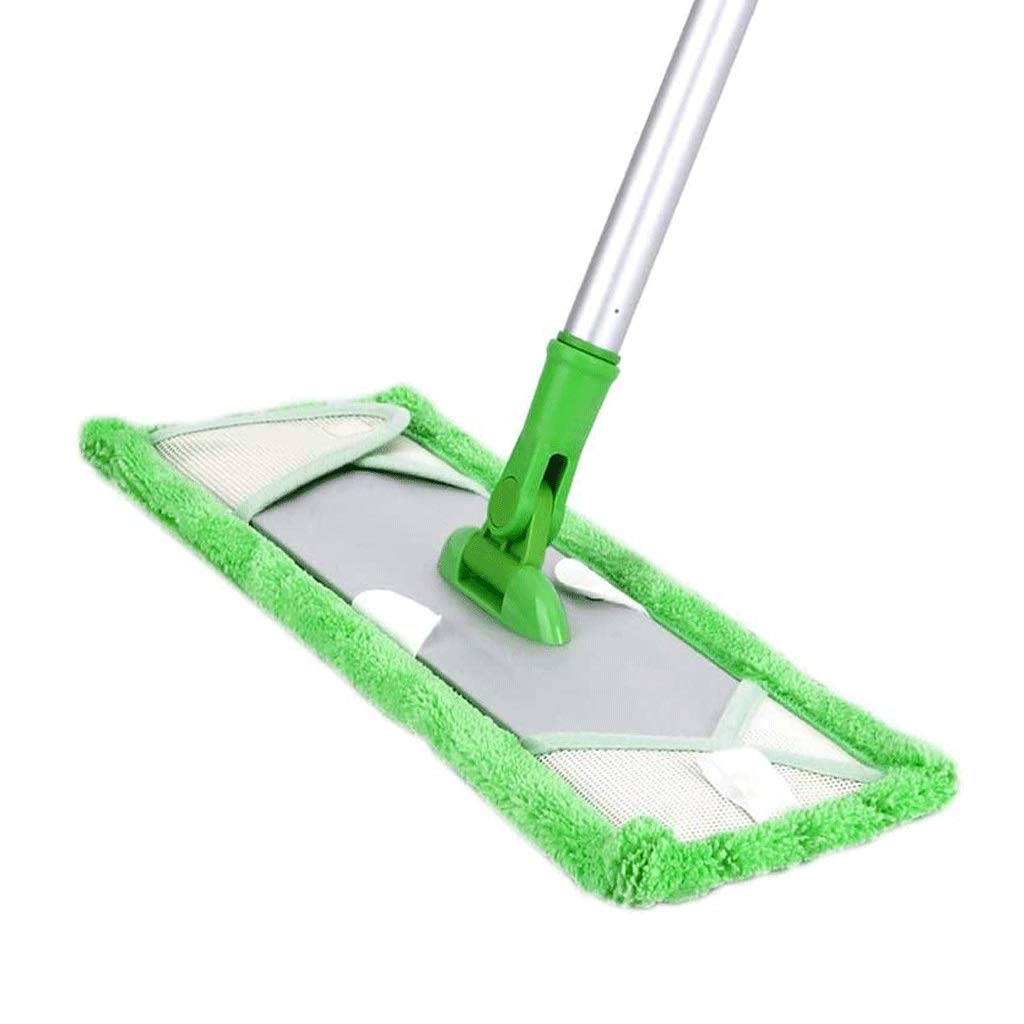 Blue Mop, Mocio per pavimenti in microfibra per la pulizia del legno duro, Mocio rotante a 360° per rimuovere la polvere, per la cucina di casa e tutte le superfici del pavimento
