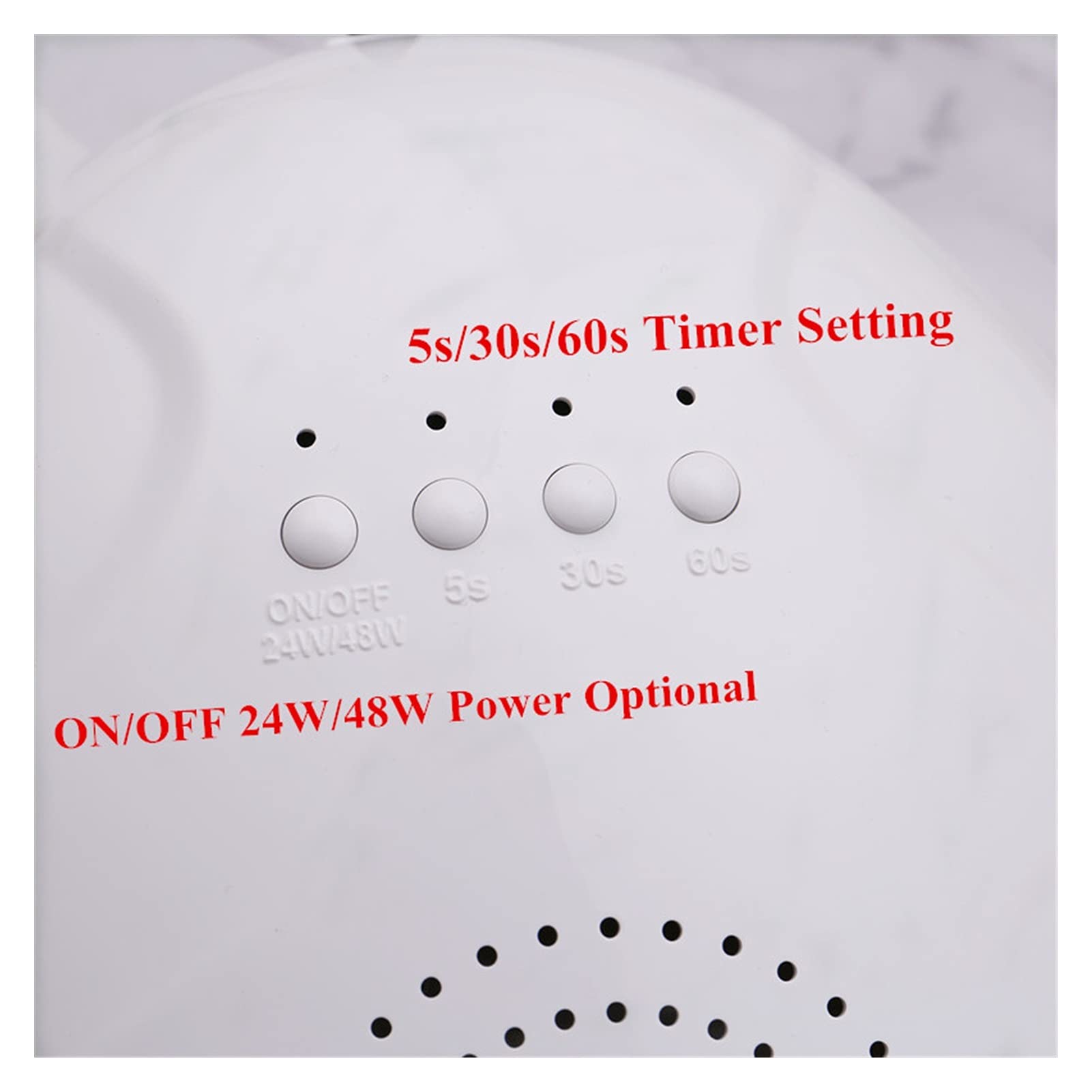 Lampa do paznokci 48W/24W LED Lampa UV suszarka do paznokci maszyna do utwardzania lakieru żelowego narzędzie artystyczne światło 5S/30S/60S timer do lakierów do paznokci