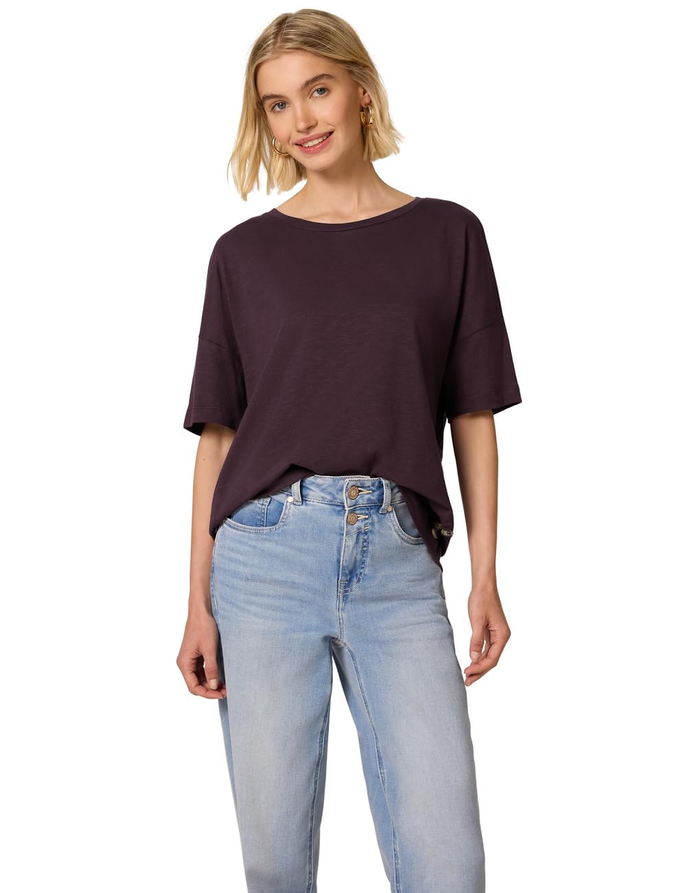 Street One Studio Very Berry Button Up T-Shirt 46