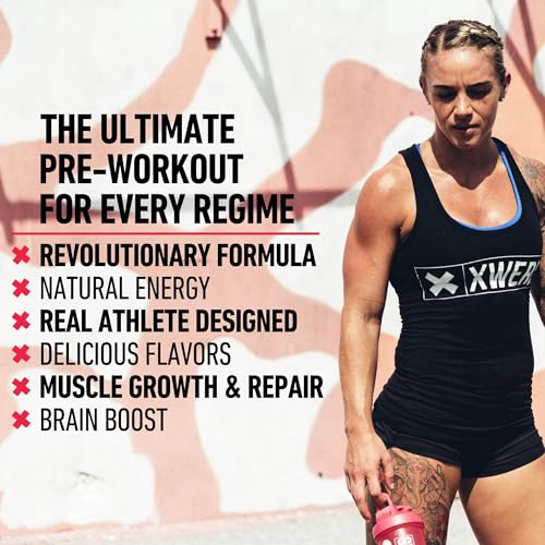 Image of Xwerks Ignite Pre Workout Powder for Men and Women, Natural Preworkout Energy Drink Powder, Gluten Free Keto Formula for Endurance Stamina and Workout Focus, 150 mg Caffeine, 30 Servings, Fruit Punch