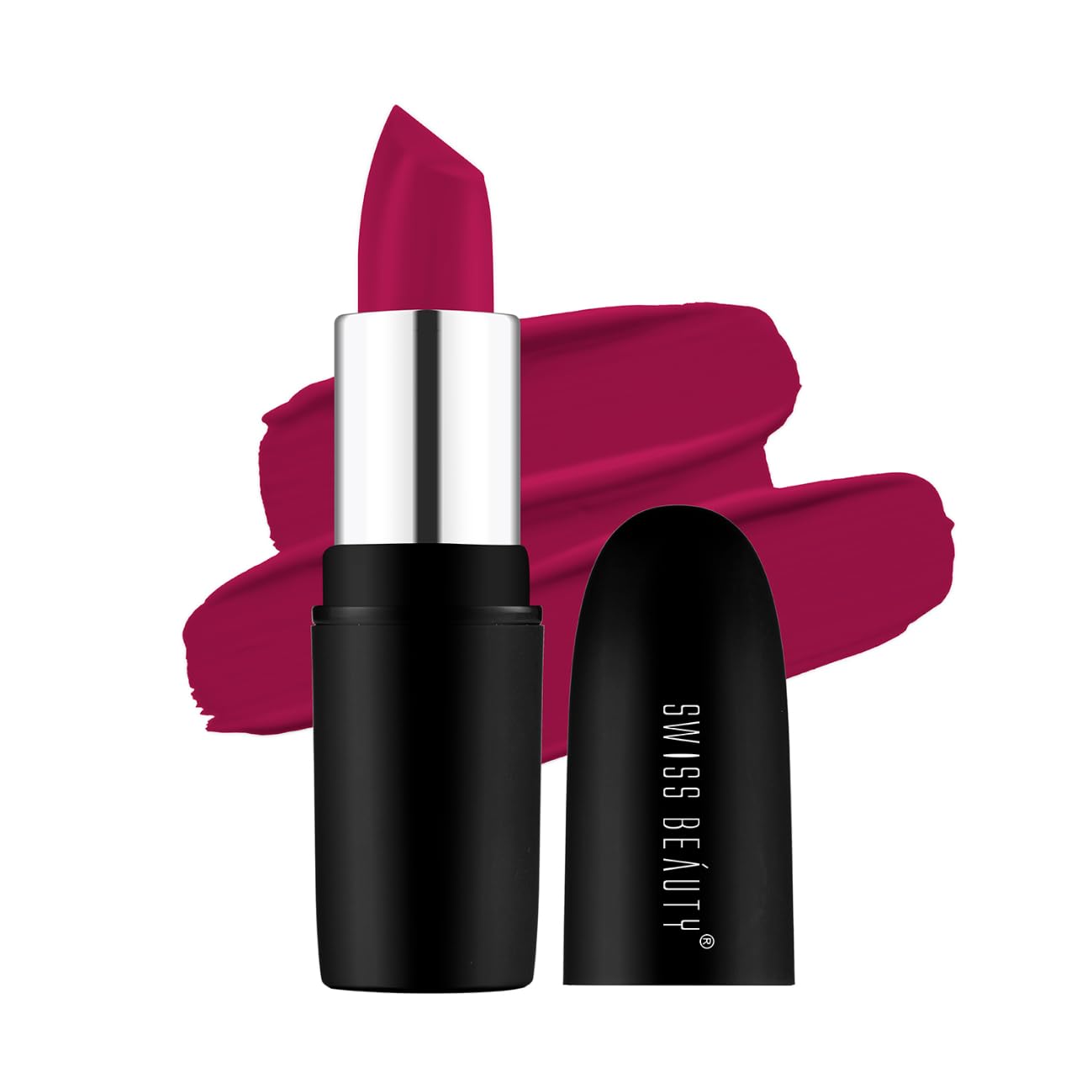 Pure Matte Creamy Lipstick | Non-drying, Highly pigmented Lipstick | Shade- Magic Maroon, 3.8gm|