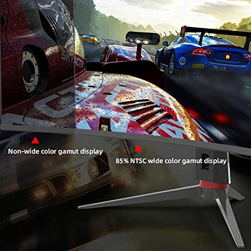 Image of 32-inches Curved Surface Moniter Home Desktop Computer Monitor Portable Full Hd Internet Cafe Game Ultra-Widescreen Led Monitor Suitable for Large-Screen Games Entertainment Etc.