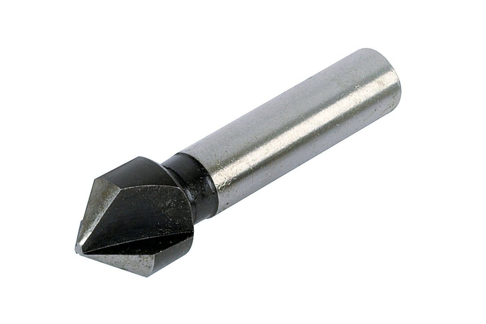 wolfcraft Conical Countersink, HSS, Ø 12 mm, Round Shank I 2505000 I