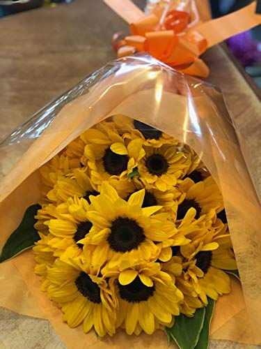 Amazon｜ひまわり10本の花束 母の日・お誕生日お祝 記念日などに