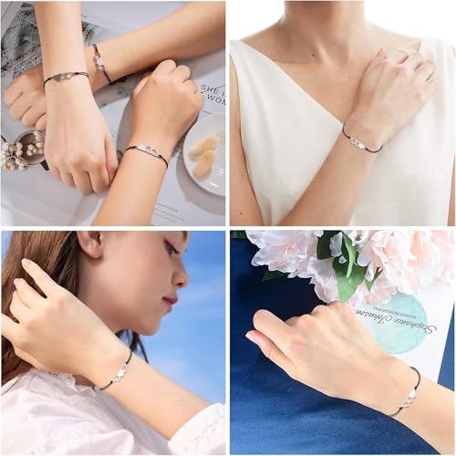 Image of Shining Diva Fashion Best Friends Friendship Bracelets for Women & Girls | Matching Heart Bracelets | Stylish Gifts for Girls | Anti Tarnish Stainless Steel Jewellery