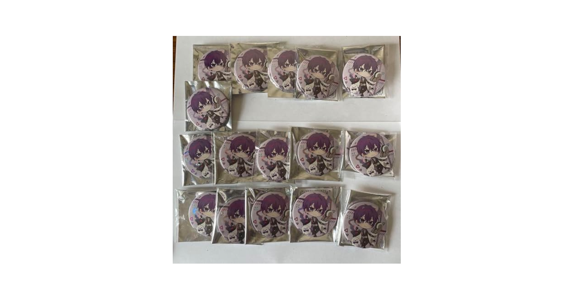 （限定値下げ）翌日配送　志麻　Violet缶バッジシマエナガ 浦島坂田船 志麻 SHIMA LIVE TOUR 2023 ～Violet～ シークレット