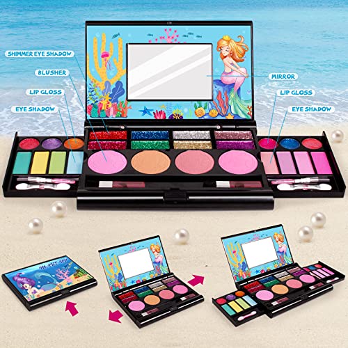 Tomons Kids Makeup Kit For Girl,Mermaid Makeup thumb #1