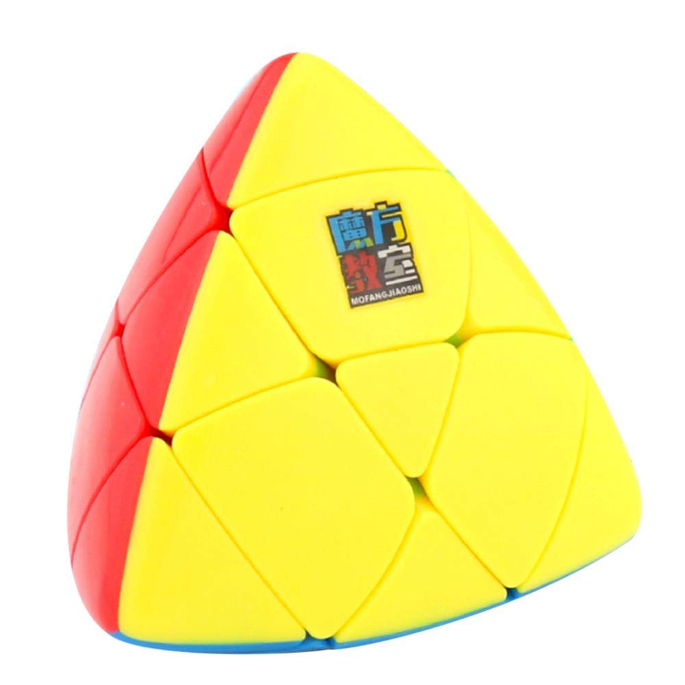 HAWKISTER Kid Moyu Mfjs Meilong Mastermorphix Cube 3X3X3 Stickerless Pyramid Speed Cube Puzzle, Age 6 Years+-image-20