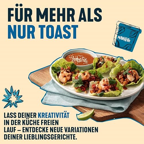 ManiLife Erdnussbutter, Peanut Butter, Original Roast Crunchy, 900-g-Dose, Erdnussmus aus besten argentinischen Erdnüssen, vegan, erdnussbutter ohne zucker und palmöl, ohne GVO, bulk erdnussbutter