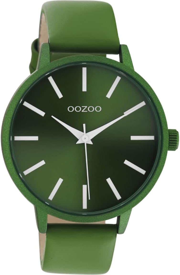 Oozoo Orologio da polso da donna con cinturino in pelle Color Line 42 mm di diametro in diverse varianti