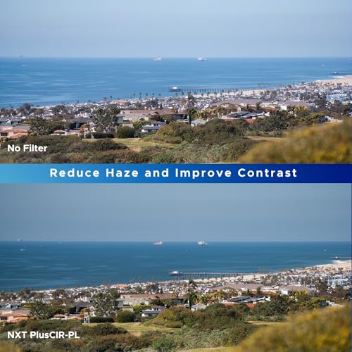 Hoya NXT Plus 72mm Polarizing Filter — Circular Polarizer with Waterproof Top-Coat, 10-Layer HMC Coatings, 1.72 Filter Factor for Faster AF, Low-Profile Aluminum Frame for Outdoor Photography