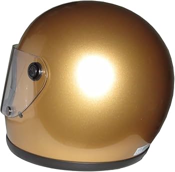 Amazon.co.jp: ZK-540 フルフェイスヘルメット（ゴールド）はずせる