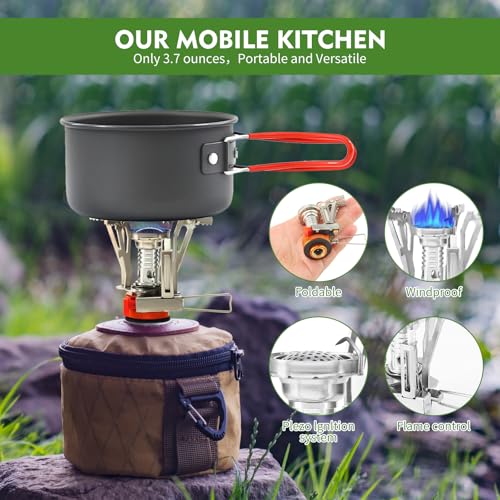 Kubqlig Portable Camping Stove Backpacking Stove thumb #2