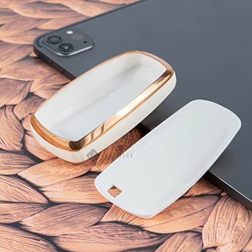 Image of Shopoflux TPU Key Cover Compatible with Endeavour | Figo | Aspire | Freestyle Titanium (White TPU Pack 1)