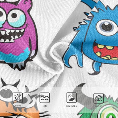 Girls' Underpants Kids Cotton Underwear Panties Briefs For Girl Age 2-8 Years Alien Specter Cartoon Pattern3