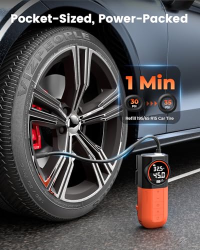 ETENWOLF S1 Tire Inflator Portable Air Compressor, 160PSI