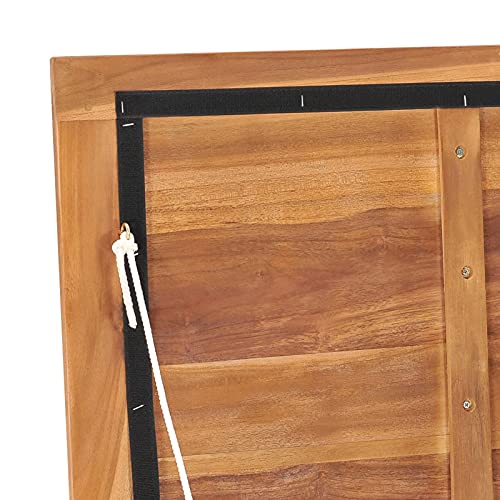 Ksodgun Gartenbox Gartenmöbel Auflagenbox Transportbox zum Organisieren und Aufbewahren 150x50x58 cm Massivholz Teak – Bild 8