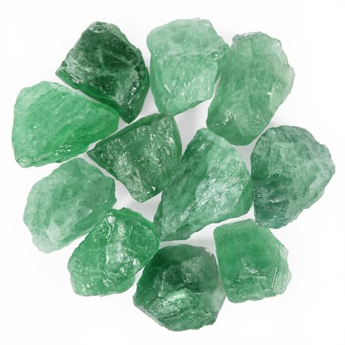 Fluorita Verde en Bruto, 500g Fluorita Verde Piedra Natural,