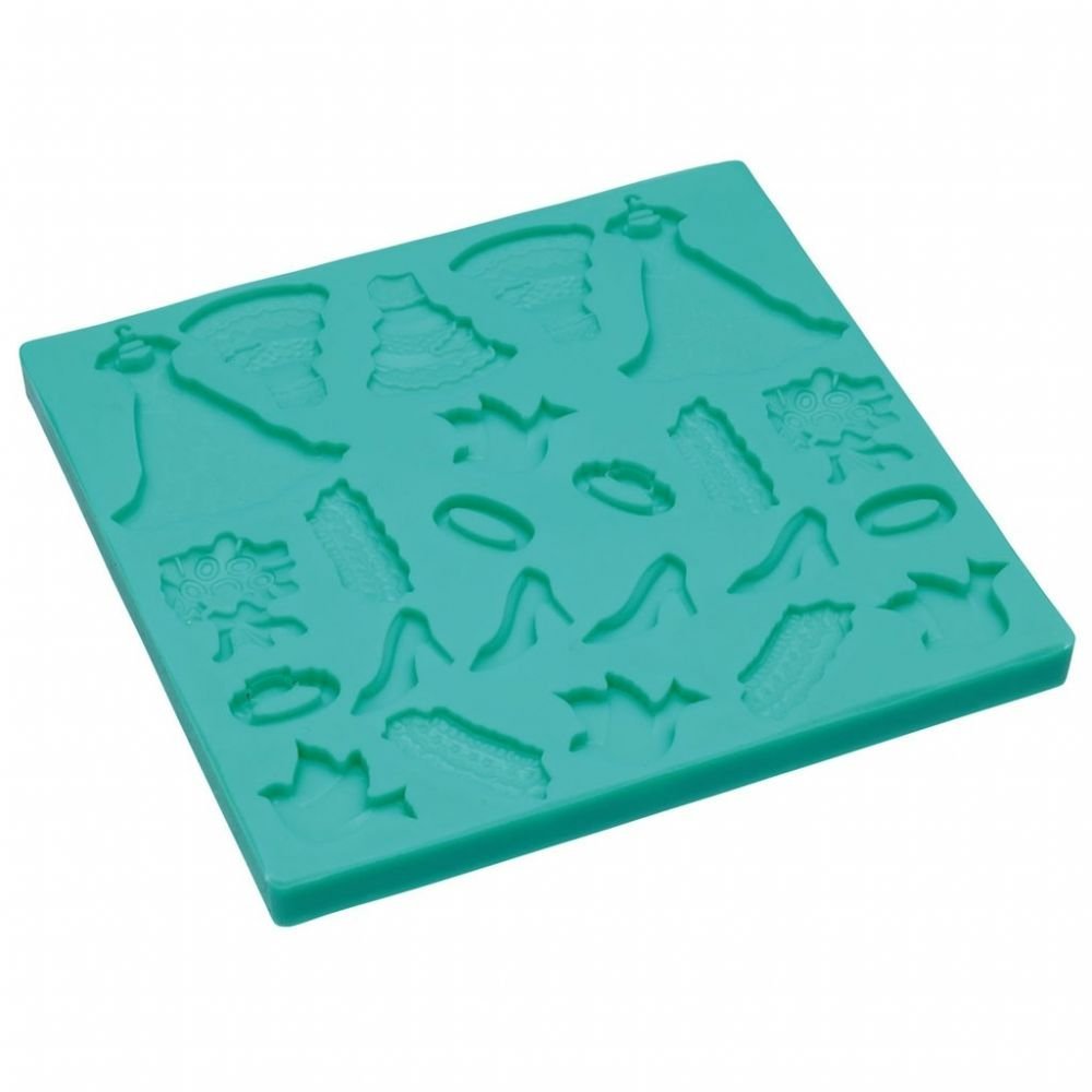 Sweetly Does It Blue Kitchencraft Wedding Silicone Fondant Mould