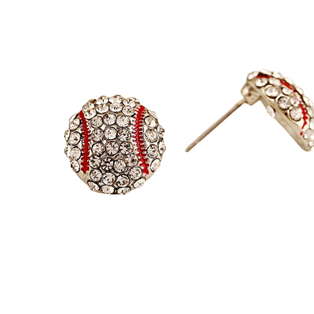 Baseball Earrings Stud Posts