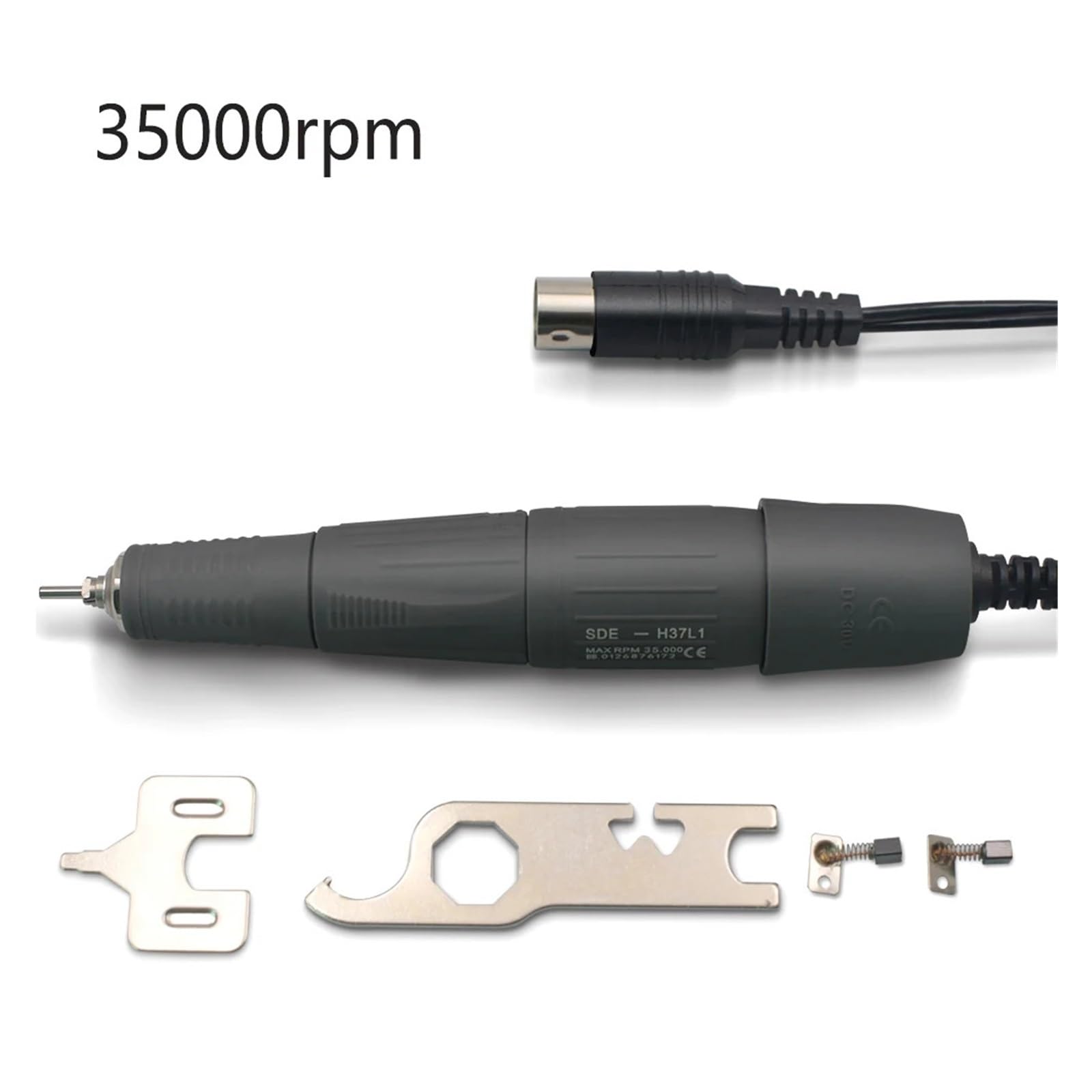 45000 e 35000 RPM Elettrico Professionale Levigatrice for Unghie Trapano Penna Maratona Micromotore Lucidatrice Manipolo 2.35mm(SDE-H37L1 35000RPM)