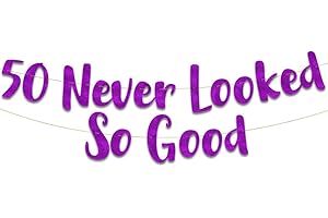 50th Birthday Decorations Purple - Make Your Milestone Sparkly and Chic