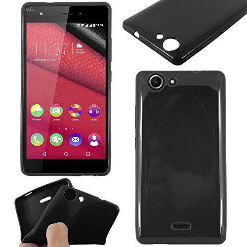 ebestStar - Coque pour Wiko Pulp 4G, Etui Protection Silicone Antichoc, Souple Slim, Noir