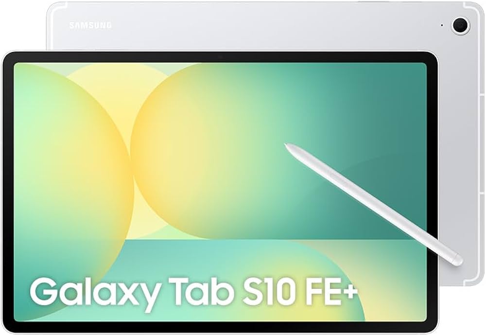 Samsung Galaxy Tab S10 FE+ シルバー 本体 Samsung Tablet Galaxy Tab S10 FE+ WiFi, Prata, 128GB, 8GB